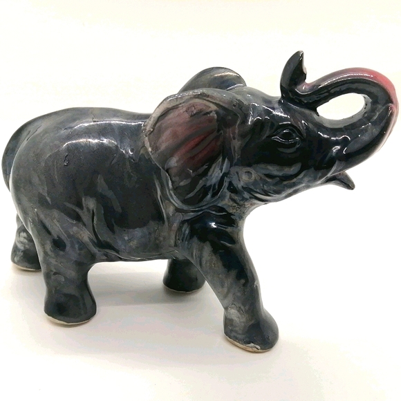 VTG Japan Lusterware Elephant Figurine - Picture 1 of 14